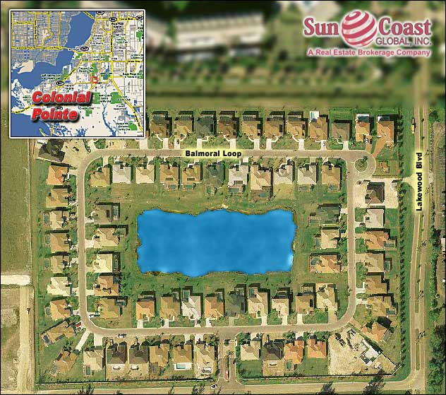 Colonial Pointe Overhead Map